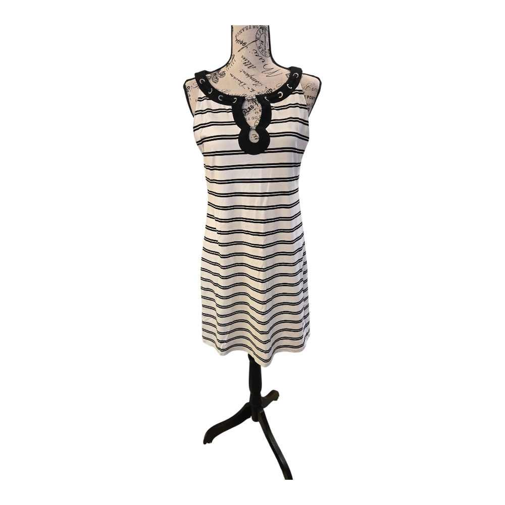 White House Black Market Striped Mini Dress